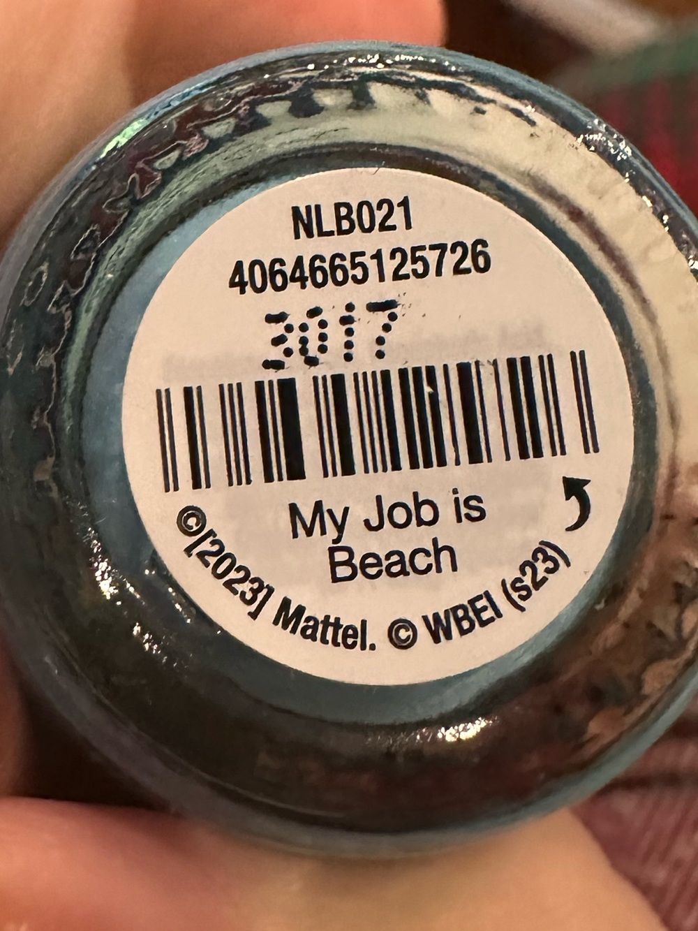OPI Barbie edition My Job is Beach Blue Nail Polish - Picture 2 of 3